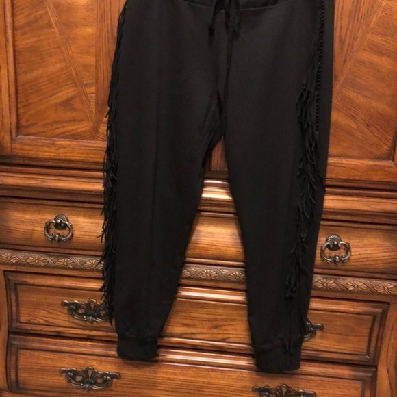 Boston Proper Fringe Capris XS - Picture 2 of 6
